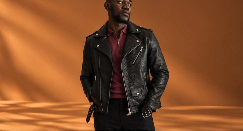Veste en cuir