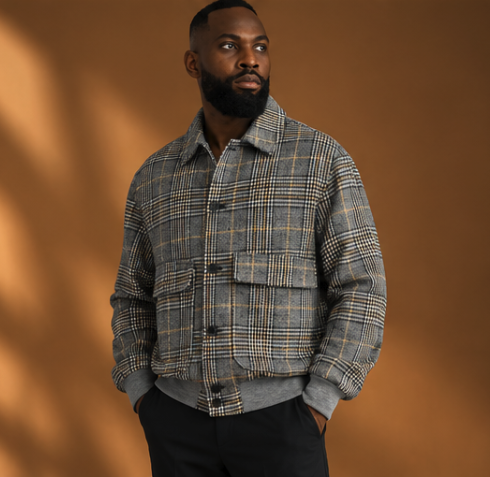 Veste Prince de Galles Gris
