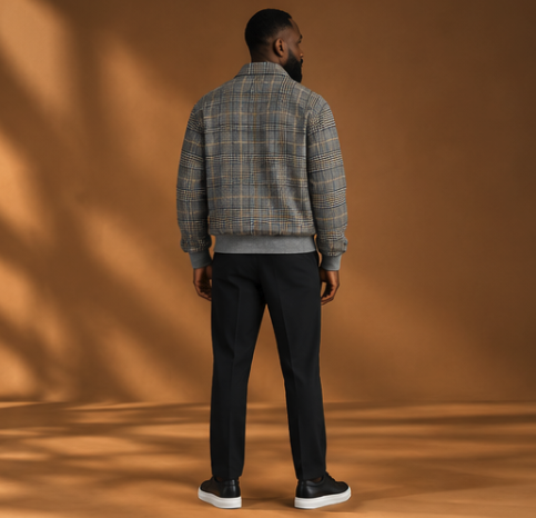 Veste Prince de Galles Gris